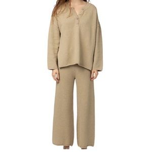 Mod ref ran knit Catalina pants in Khaki